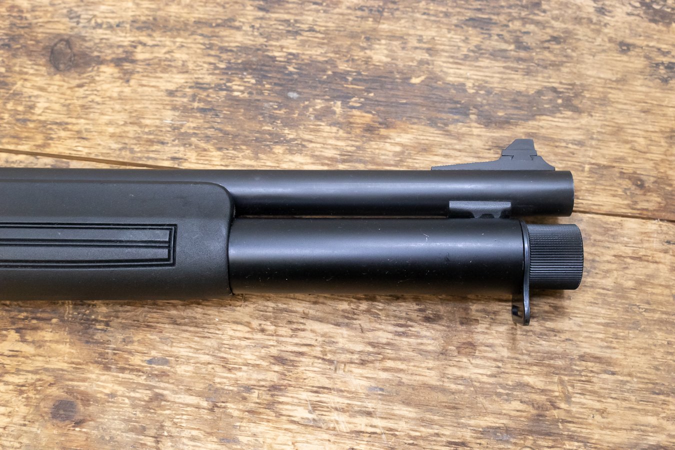BERETTA 1201FP 12 Gauge Police Trade-In Semi-Auto Shotgun with Pistol Grip Stock and Rifle Sights